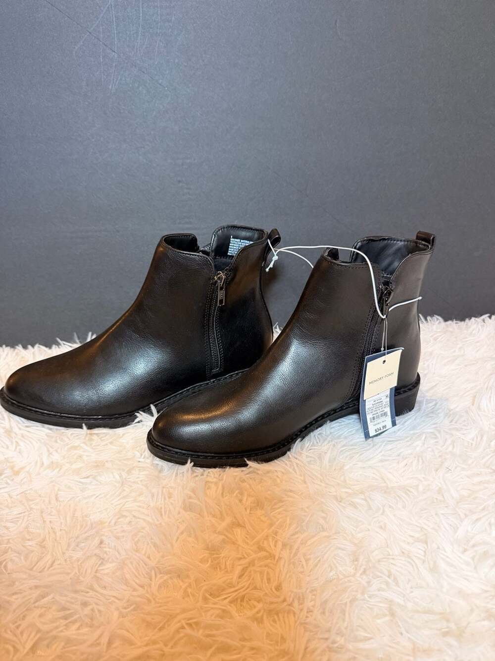Universal Thread Brenna Ankle Boots Size 8 Black